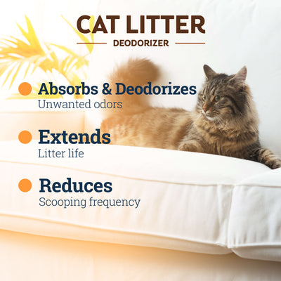 Organic Cat Litter Deodorizer 3 Pack