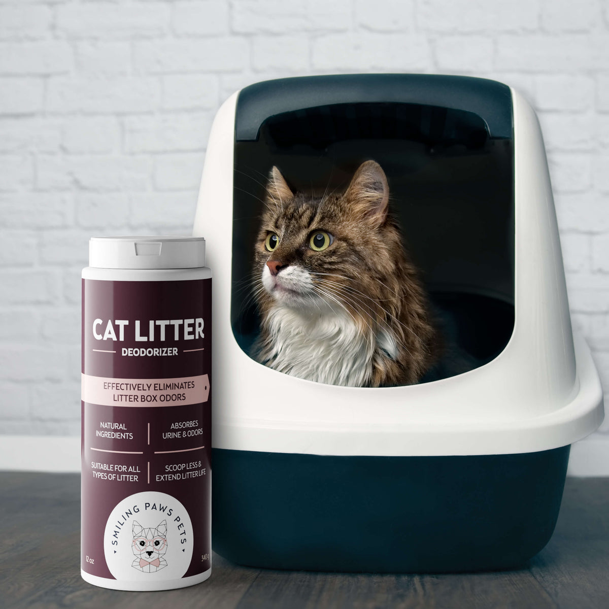 Best Natural Organic Cat Litter Deodorizer & Odor Eliminator 3 Pack