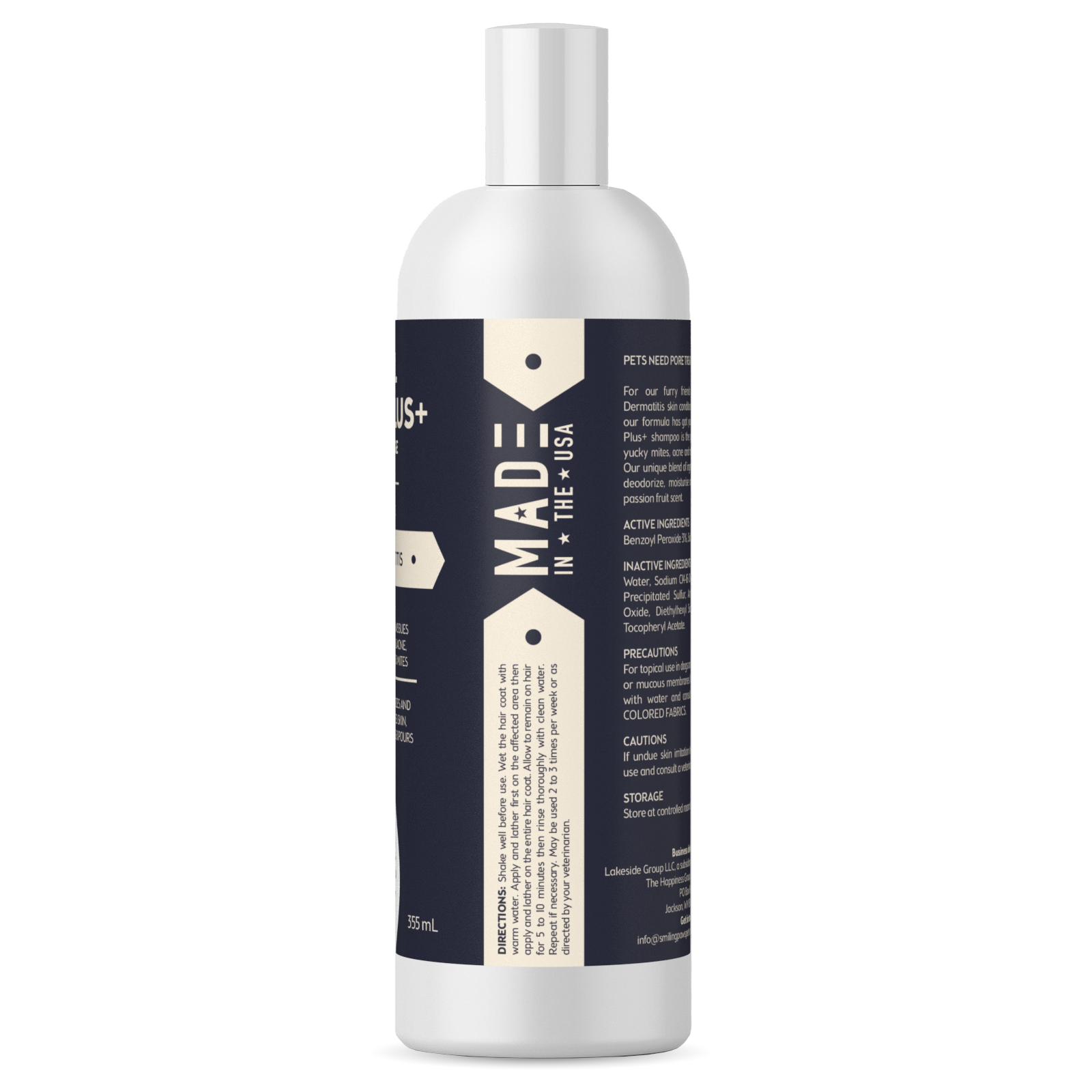 Benzoyl peroxide shampoo for mange hot sale